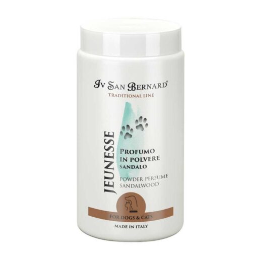 Pudra parfumata Iv San Bernard Jeunesse, pentru caini si pisici, 80g
