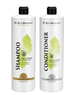 Sampon si Balsam Iv San Bernard Green Apple, pentru caini si pisici, 1l