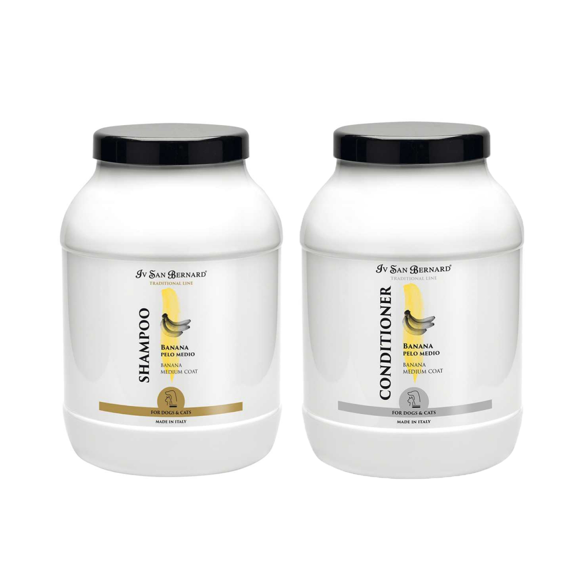 Sampon si Balsam Iv San Bernard Banana, pentru caini si pisici, 3l