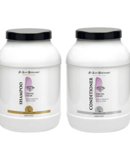 Sampon si Balsam Iv San Bernard Cristal Clean, pentru caini si pisici, 3l