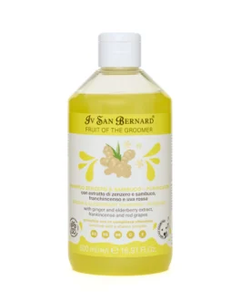 Sampon Iv San Bernard cu Ghimbir si Soc NEW, pentru caini si pisici, 500ml